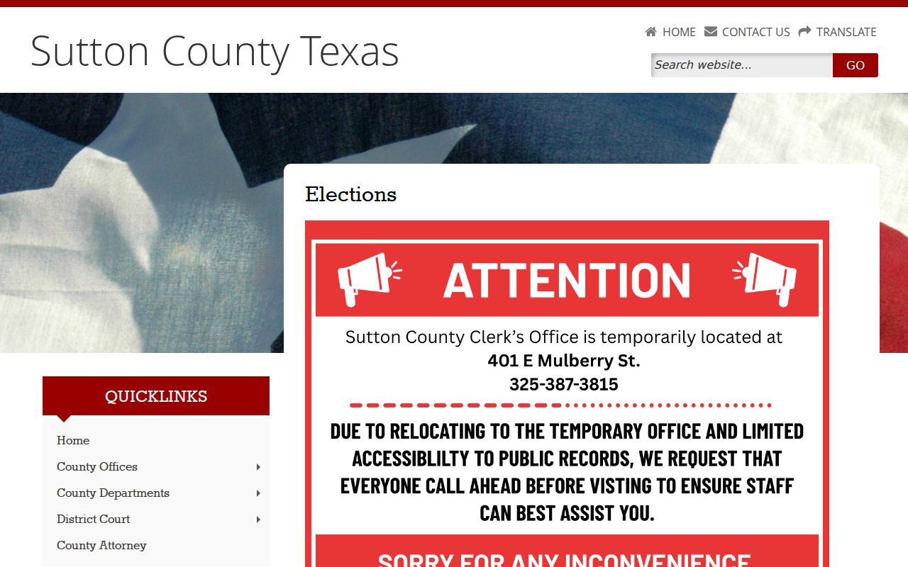 Official local office information for Sonora criminal and municipal records